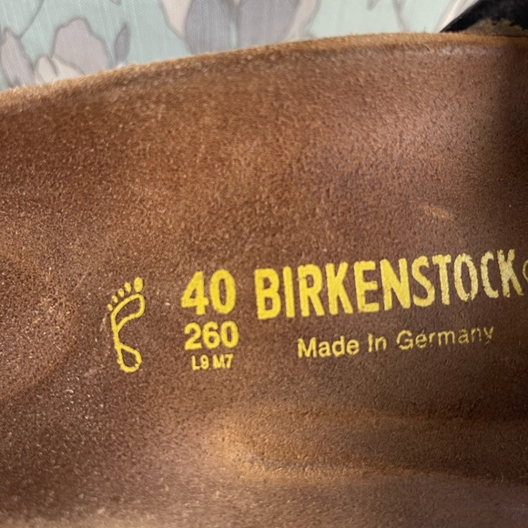 BIRKENSTOCK MADRID BLACK SANDALS WOMEN’S SIZE 9 MEN’S SIZE 7 - Picture 10 of 11